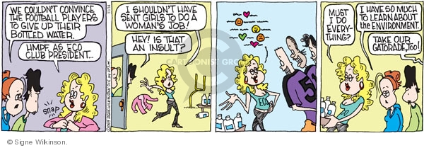 Comic Strip Signe Wilkinson  Family Tree 2009-11-14 environment