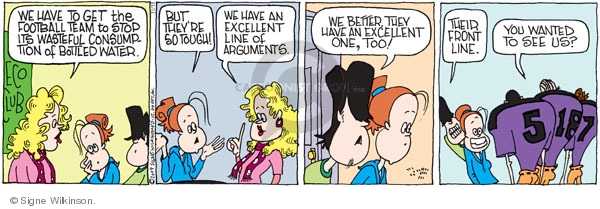 Comic Strip Signe Wilkinson  Family Tree 2009-11-11 environment