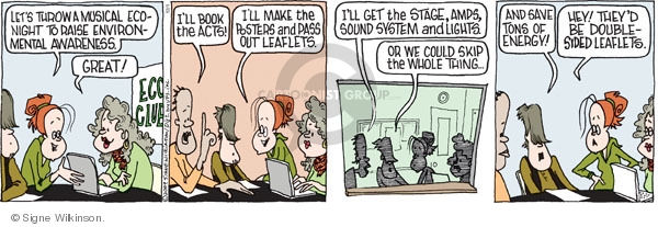 Comic Strip Signe Wilkinson  Family Tree 2009-12-01 environment