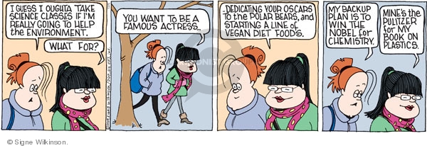 Comic Strip Signe Wilkinson  Family Tree 2009-12-05 environment