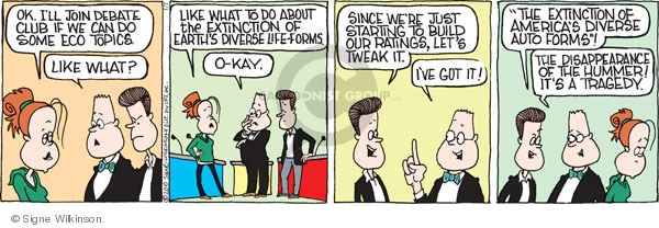 Comic Strip Signe Wilkinson  Family Tree 2010-01-07 environment