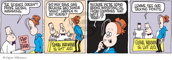 Comic Strip Signe Wilkinson  Family Tree 2010-01-20 environment