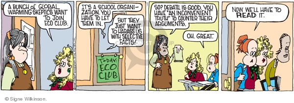 Comic Strip Signe Wilkinson  Family Tree 2010-01-22 environment