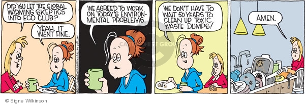 Comic Strip Signe Wilkinson  Family Tree 2010-01-23 environment