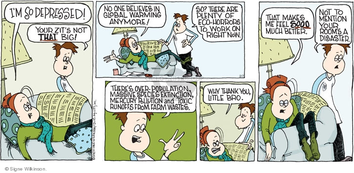 Comic Strip Signe Wilkinson  Family Tree 2010-02-07 environment