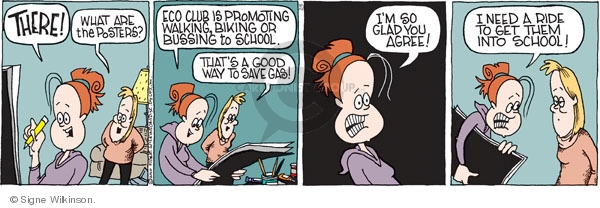 Comic Strip Signe Wilkinson  Family Tree 2010-02-06 environment