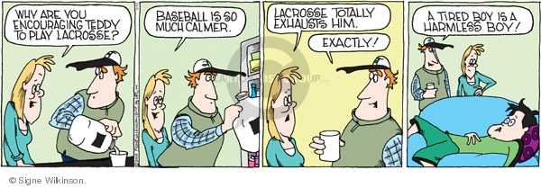 Comic Strip Signe Wilkinson  Family Tree 2010-03-10 baseball