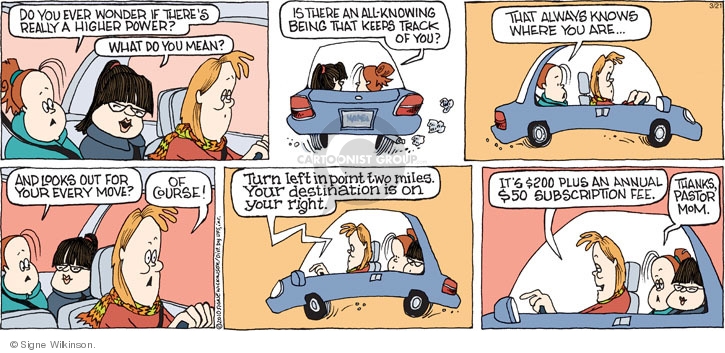 Comic Strip Signe Wilkinson  Family Tree 2010-03-21 $200