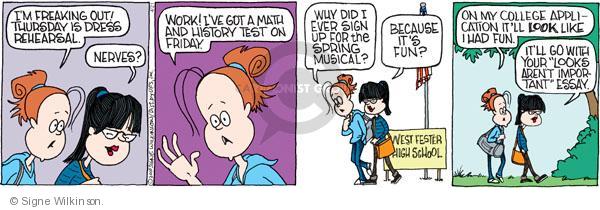 Comic Strip Signe Wilkinson  Family Tree 2010-04-21 math