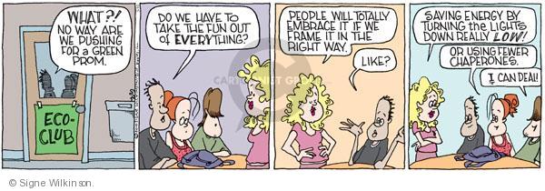 Comic Strip Signe Wilkinson  Family Tree 2010-05-10 environment