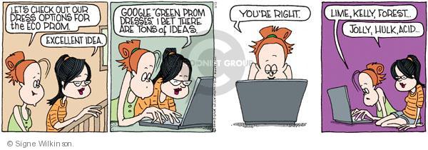 Comic Strip Signe Wilkinson  Family Tree 2010-05-13 environment