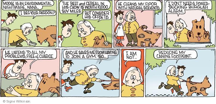 Comic Strip Signe Wilkinson  Family Tree 2010-05-30 environment