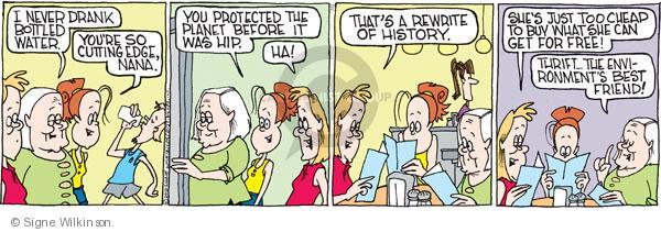 Comic Strip Signe Wilkinson  Family Tree 2010-07-03 environment