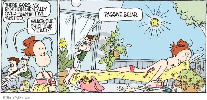 Comic Strip Signe Wilkinson  Family Tree 2010-08-29 environment