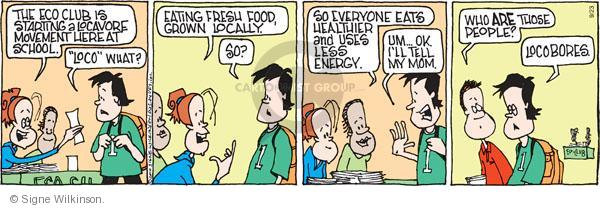 Comic Strip Signe Wilkinson  Family Tree 2010-09-23 environment