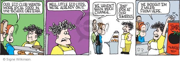 Comic Strip Signe Wilkinson  Family Tree 2010-09-24 environment