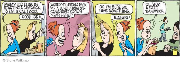 Comic Strip Signe Wilkinson  Family Tree 2010-09-25 environment