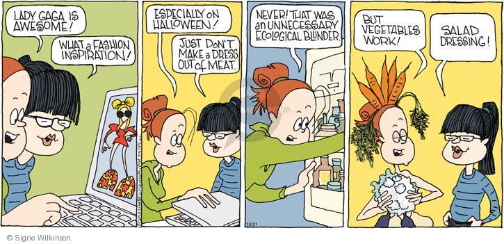 Comic Strip Signe Wilkinson  Family Tree 2010-10-31 environment