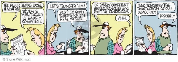 Comic Strip Signe Wilkinson  Family Tree 2010-11-01 math education