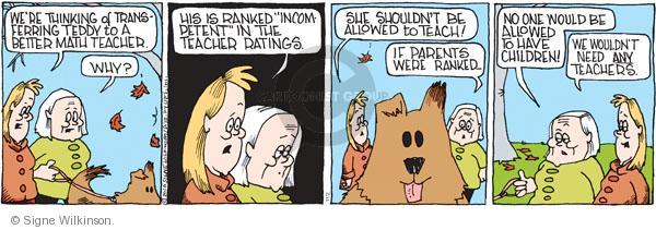 Comic Strip Signe Wilkinson  Family Tree 2010-11-02 math education