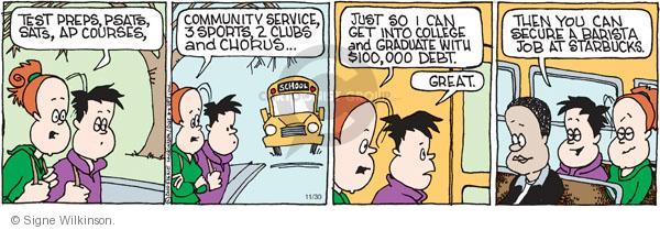 Comic Strip Signe Wilkinson  Family Tree 2010-11-30 $100