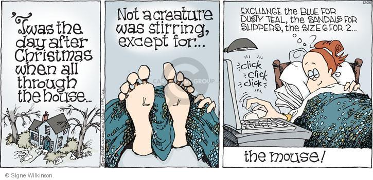 Comic Strip Signe Wilkinson  Family Tree 2010-12-26 'twas