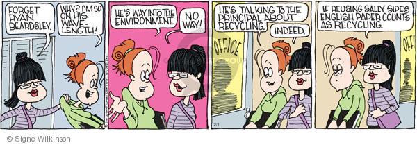 Comic Strip Signe Wilkinson  Family Tree 2011-02-01 environment