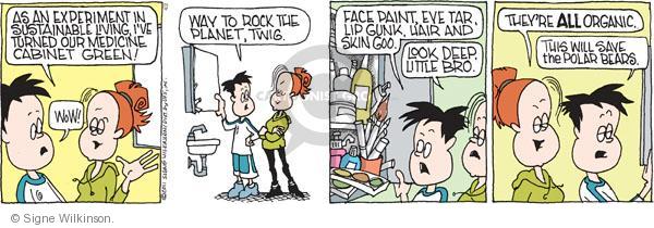 Comic Strip Signe Wilkinson  Family Tree 2011-04-02 environment