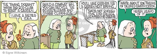 Comic Strip Signe Wilkinson  Family Tree 2011-04-21 environment