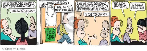 Comic Strip Signe Wilkinson  Family Tree 2011-04-27 environment