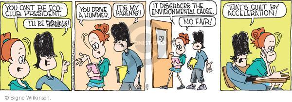 Comic Strip Signe Wilkinson  Family Tree 2011-04-29 environment