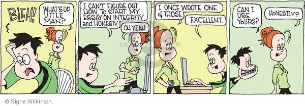 Comic Strip Signe Wilkinson  Family Tree 2011-05-10 ethical