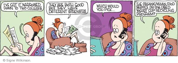 Comic Strip Signe Wilkinson  Family Tree 2011-06-09 environment