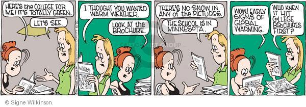 Comic Strip Signe Wilkinson  Family Tree 2011-06-10 environment