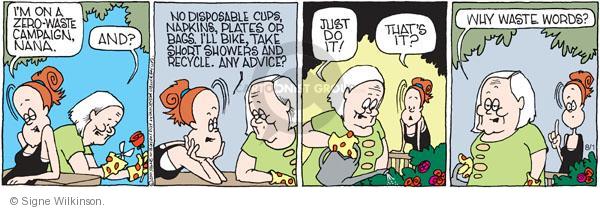 Comic Strip Signe Wilkinson  Family Tree 2011-08-01 environment