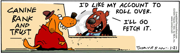 Comic Strip Bob Thaves Tom Thaves  Frank and Ernest 2004-01-21 401k