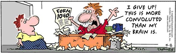 Comic Strip Bob Thaves Tom Thaves  Frank and Ernest 2004-04-08 1040