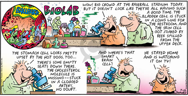 Comic Strip Bob Thaves Tom Thaves  Frank and Ernest 2004-07-18 baseball