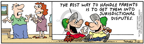 Comic Strip Bob Thaves Tom Thaves  Frank and Ernest 2004-07-21 baseball