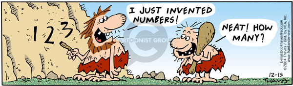 Comic Strip Bob Thaves Tom Thaves  Frank and Ernest 2004-12-15 math