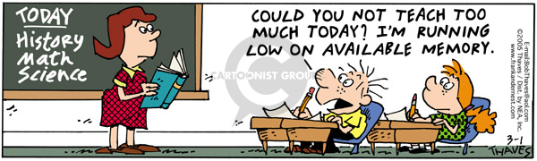 Comic Strip Bob Thaves Tom Thaves  Frank and Ernest 2005-03-01 math