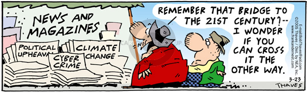 Comic Strip Bob Thaves Tom Thaves  Frank and Ernest 2005-03-23 20th century