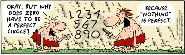 Comic Strip Bob Thaves Tom Thaves  Frank and Ernest 2005-04-04 math