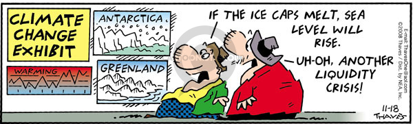 Comic Strip Bob Thaves Tom Thaves  Frank and Ernest 2008-11-18 environment