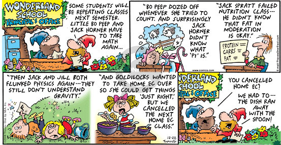 Comic Strip Bob Thaves Tom Thaves  Frank and Ernest 2008-12-28 math