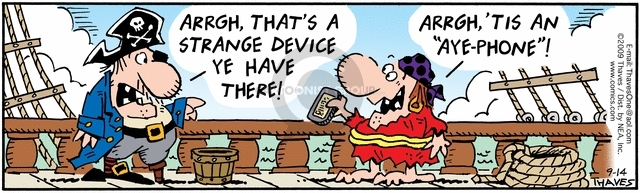 Comic Strip Bob Thaves Tom Thaves  Frank and Ernest 2009-09-14 'tis