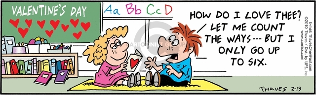 Comic Strip Bob Thaves Tom Thaves  Frank and Ernest 2010-02-13 math