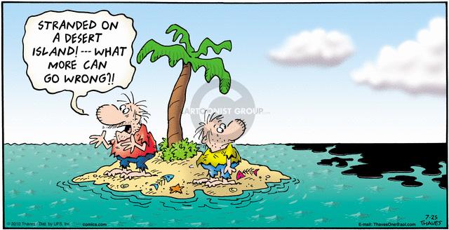 Comic Strip Bob Thaves Tom Thaves  Frank and Ernest 2010-07-25 environment