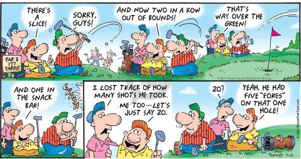 Comic Strip Bob Thaves Tom Thaves  Frank and Ernest 2011-07-10 multiplication