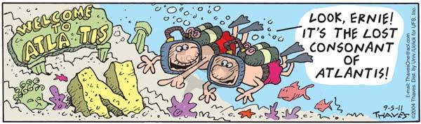 Comic Strip Bob Thaves Tom Thaves  Frank and Ernest 2011-09-05 'tis